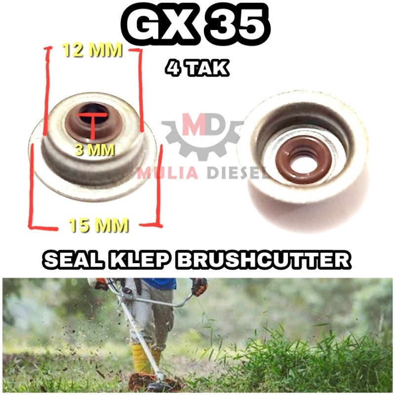 Jual Seal Sil Klep Valve Mesin Potong Rumput Brushcutter GX35 GX 35 4