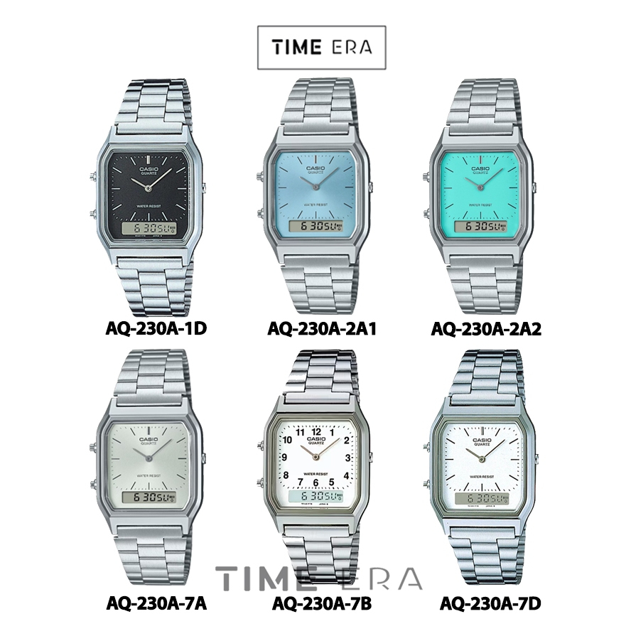 Jual Casio General AQ 230A 1D 2A1 AQ230A 7A 2A2 7B 7D Unisex Digital