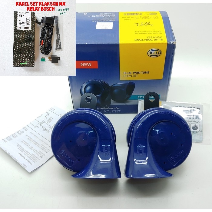 Jual Klakson Hella Blue Twin Tone Keong Biru Original Shopee Indonesia