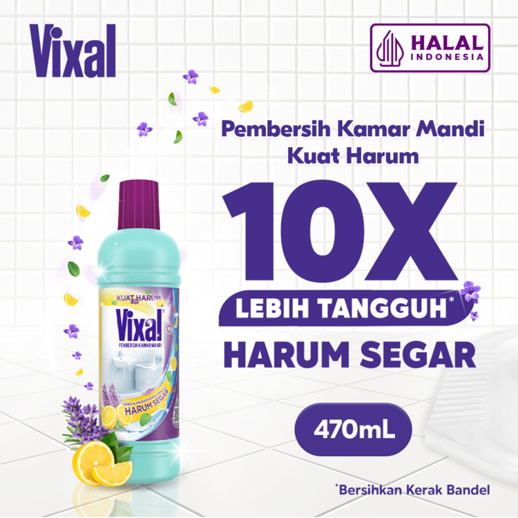 Jual Vixal Pembersih Porselen Kamar Mandi HCl Anti Kerak Bandel Kuat