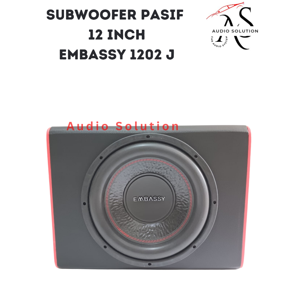 Jual Subwoofer Pasif Mobil Inch Embassy Es J Double Coil Box