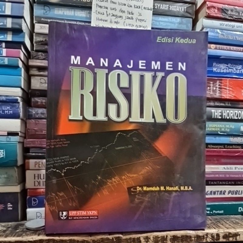 Jual Manajemen Risiko Edisi By Mamduh M Hanafi Shopee Indonesia