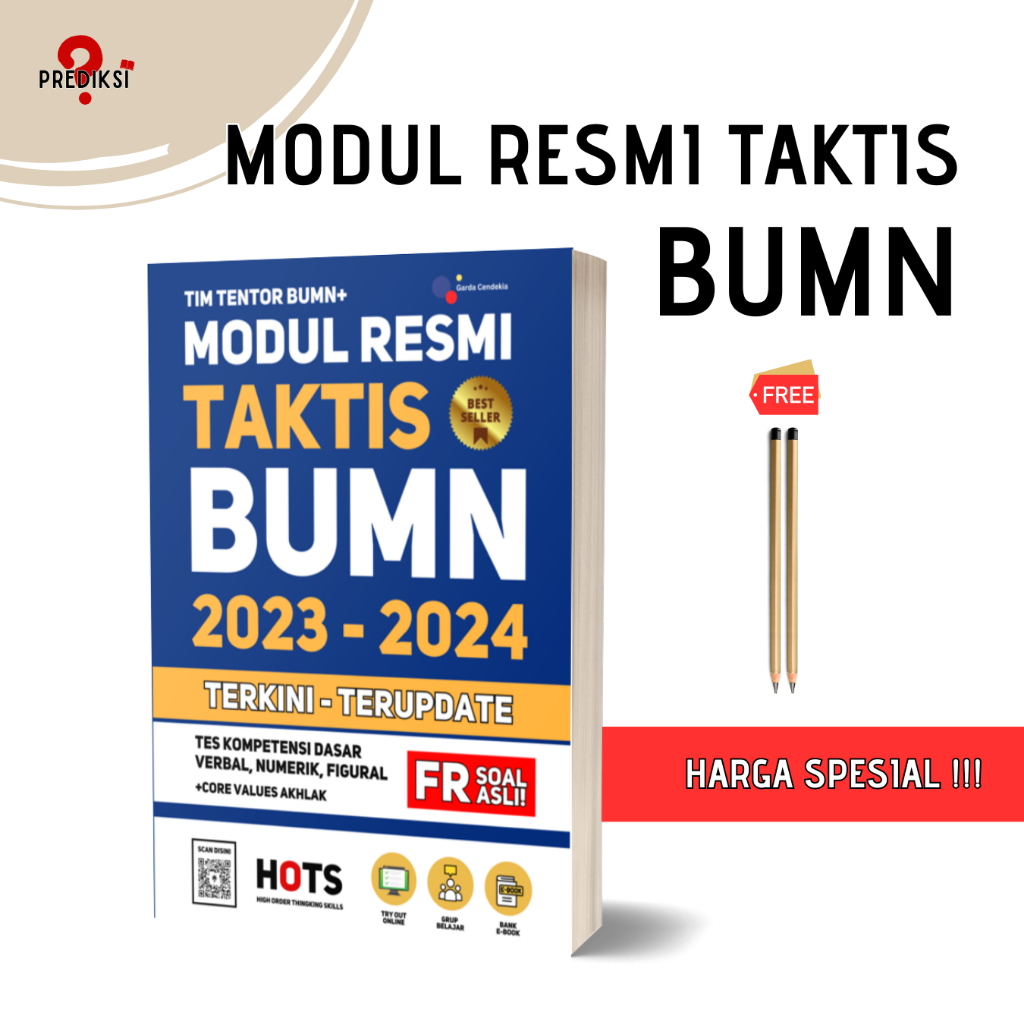 Jual BUKU BUMN 2023 MODUL RESMI TAKTIS BUMN 2023 2024 TERKINI