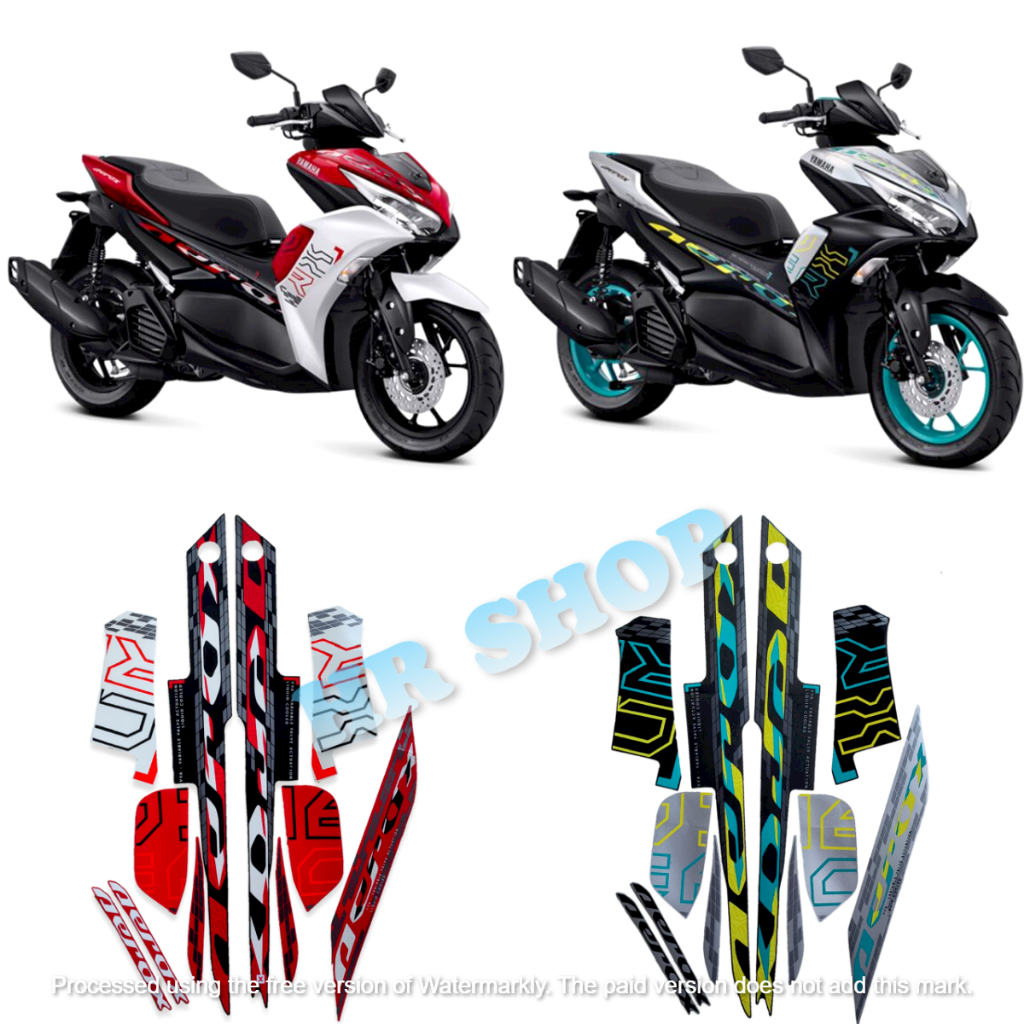 Jual Stiker Striping Motor Yamaha Aerox Vva Sepasang Standar