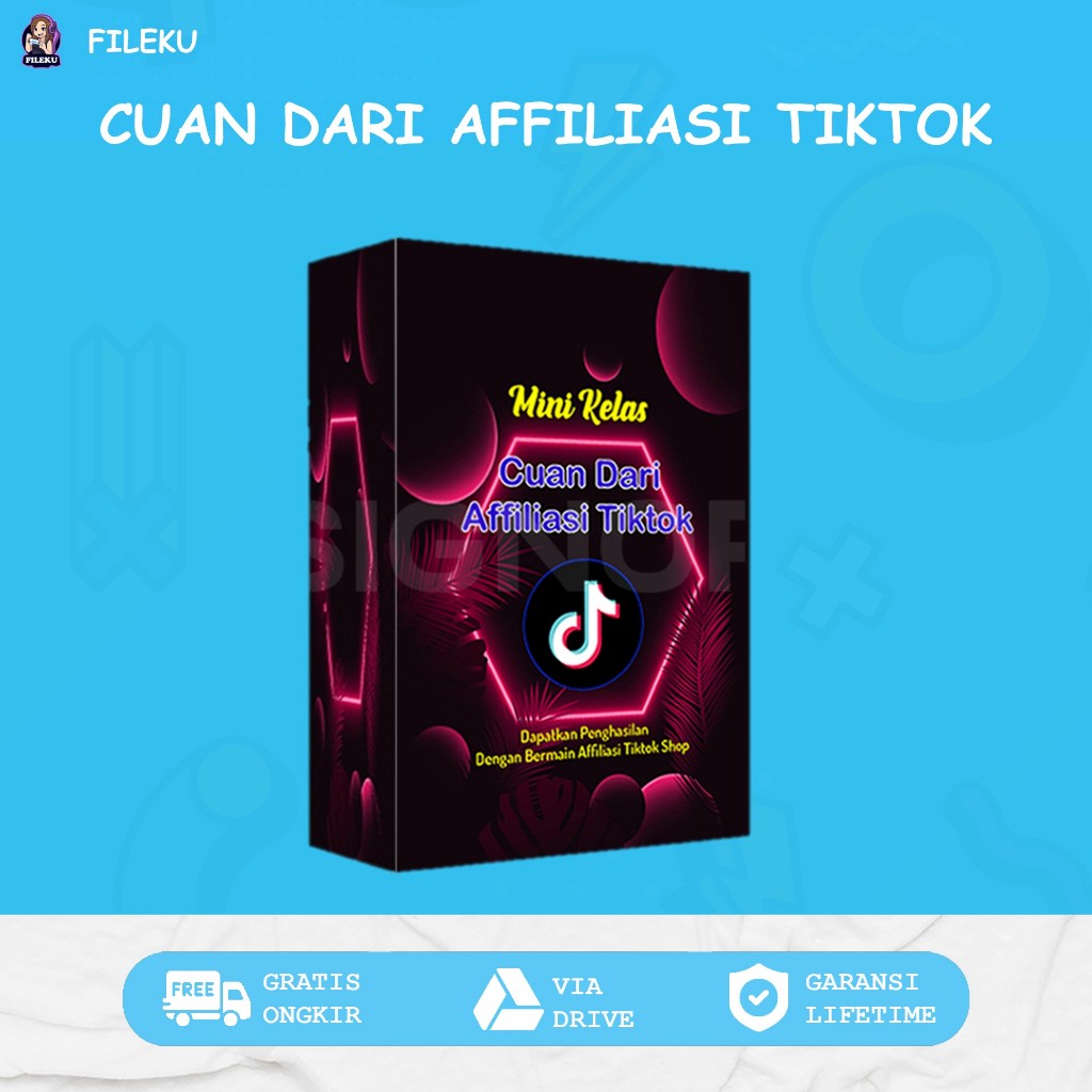 Jual Mini Kelas Cuan Dari Affiliasi Tiktok Cuma Pakai Hp Saja Super