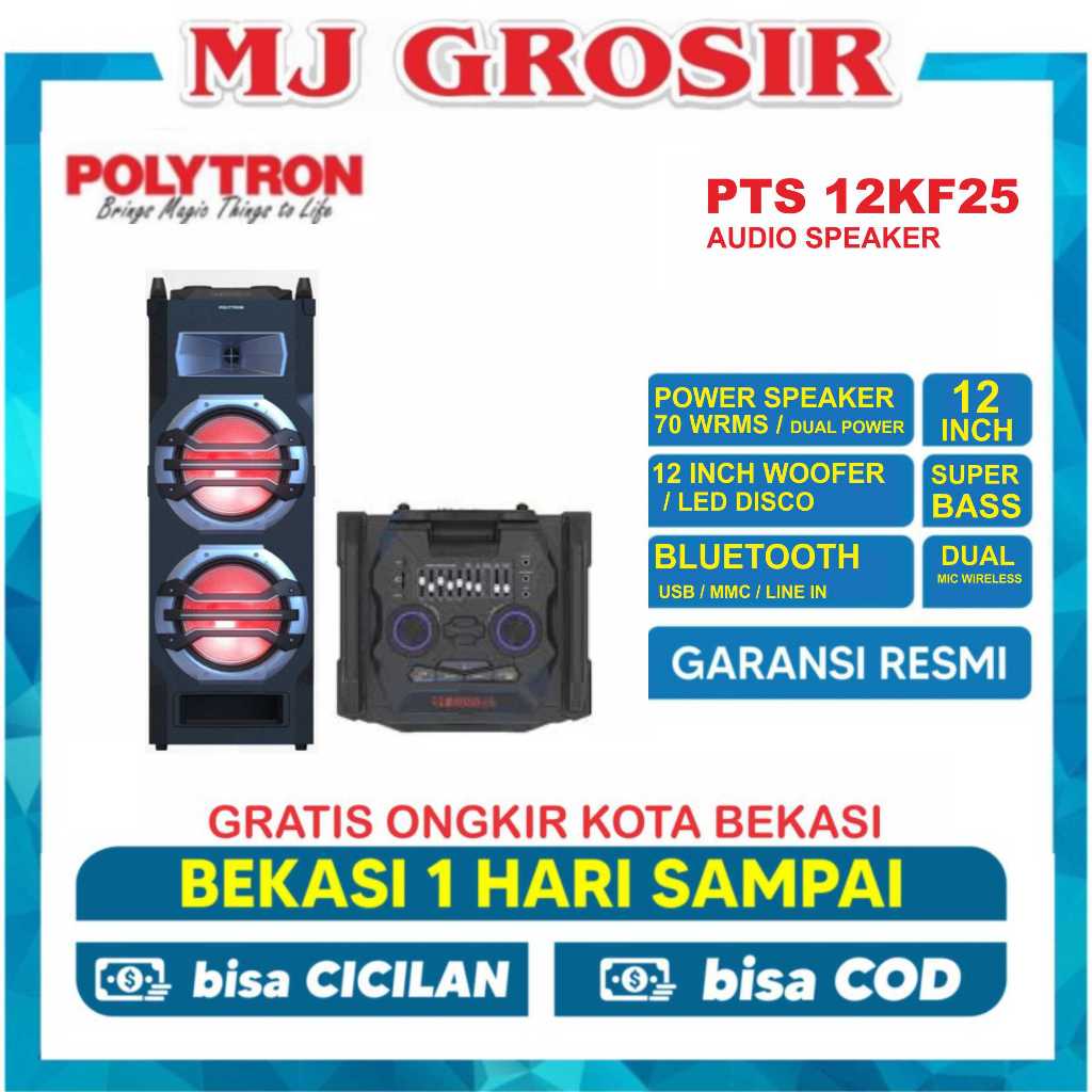 Jual Promo Polytron Speaker Audio Pts K Kf Usb Bluetooth Active