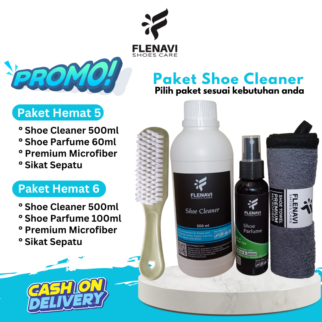 Jual Paket Pembersih Sepatu Shoes Cleaner Parfum Sepatu Sabun Cuci