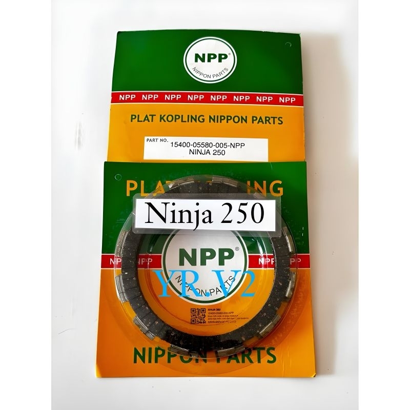 Jual Plat Kampas Kopling Ninja 250 Isi 5 Keping Ori Npp Shopee Indonesia