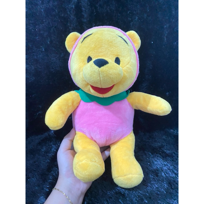 Jual Boneka Karakter Winnie The Pooh Strawberry Pink Size 30cm Original