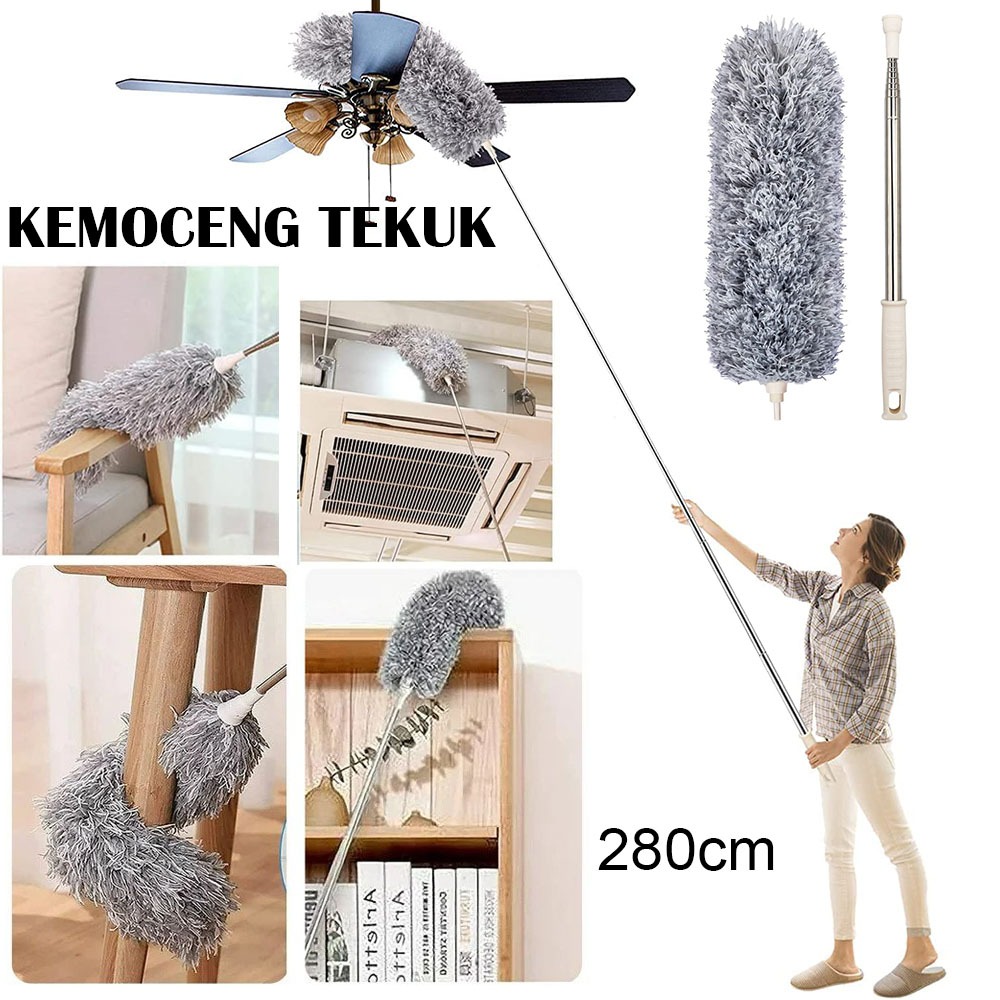 Jual Kemoceng Tekuk Alat Pembersih Debu Rumah Adjustable Microfiber