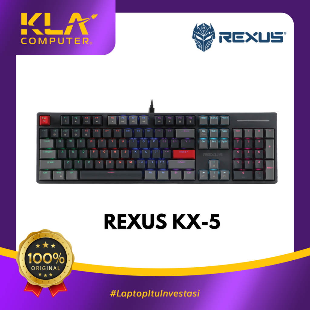 Jual Rexus Keyboard Gaming Heroic Kx Mechanical Shopee Indonesia