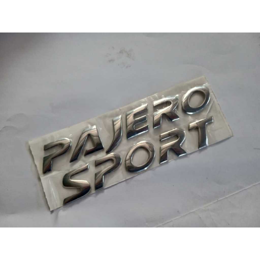 Jual Emblem Pajero Sport Kap Mesin Molding Mobil Logo Pajero Sport