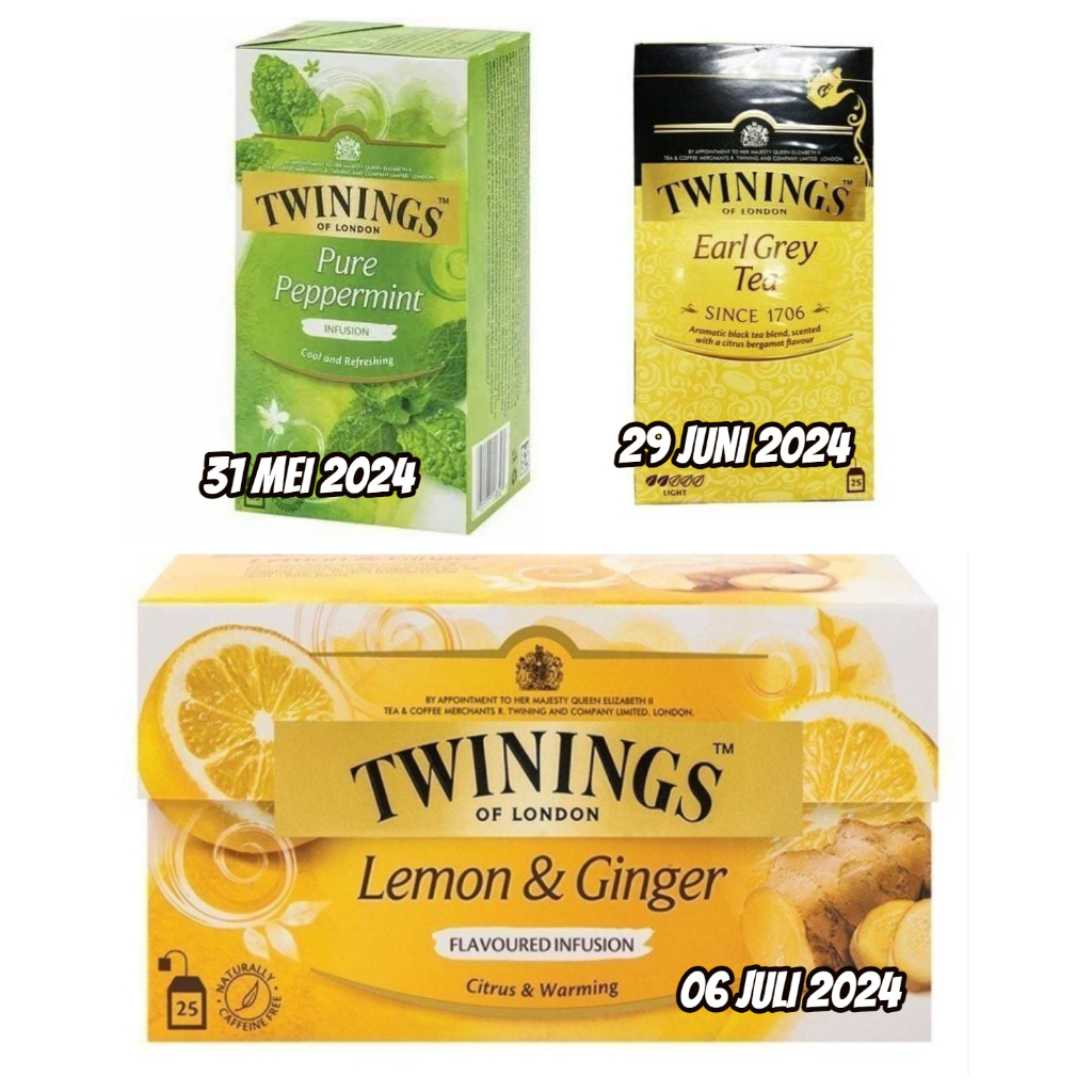 Jual Teh Twinings 2gx25pcs Teh Celup Variant Pappermint Camomile Early