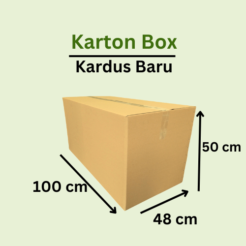 Jual Kardus Karton Box 100x48x50 CM Kotak Dus Packing Pindahan Jumbo