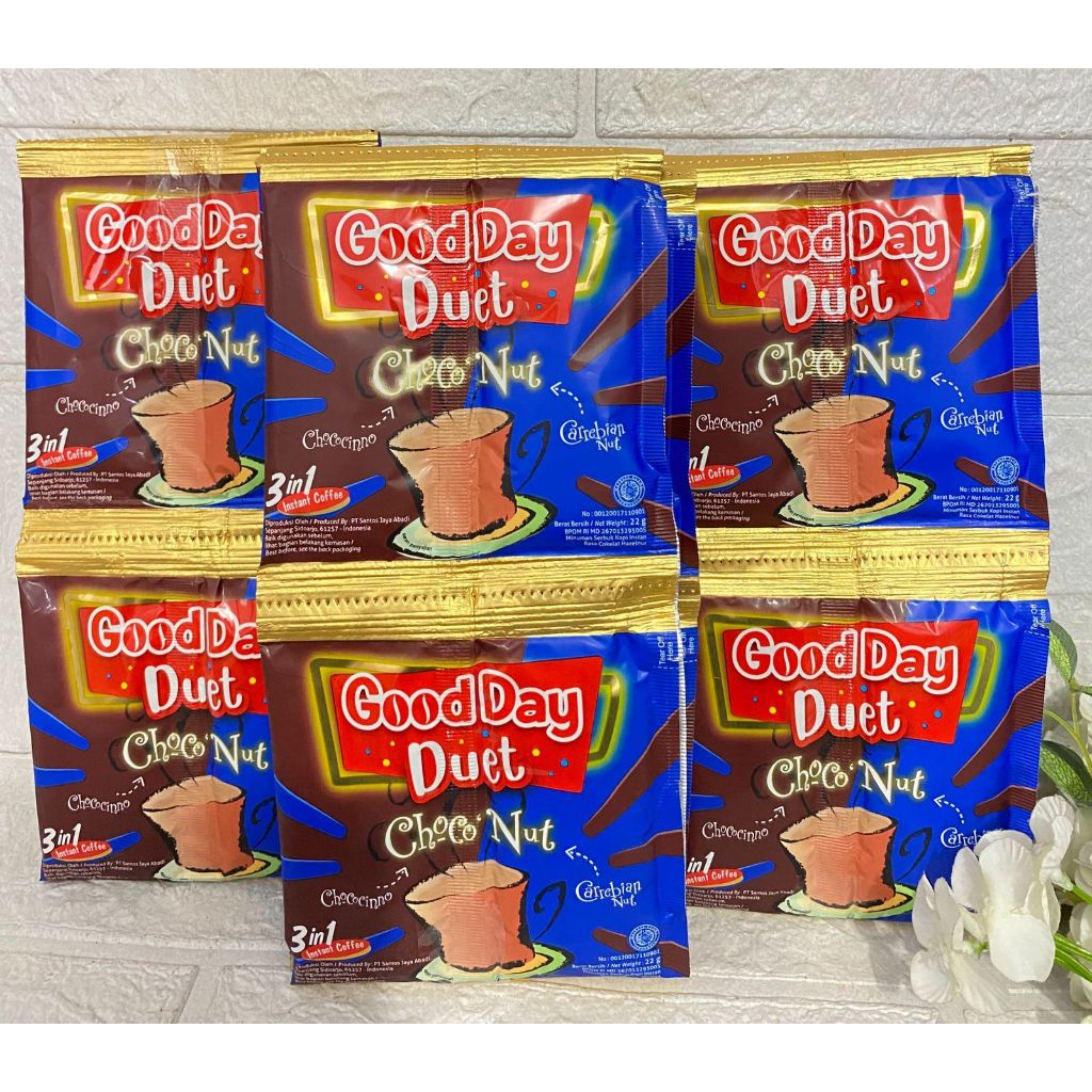 Jual Good Day Duet Choconut In Renceng Isi Sachet Shopee