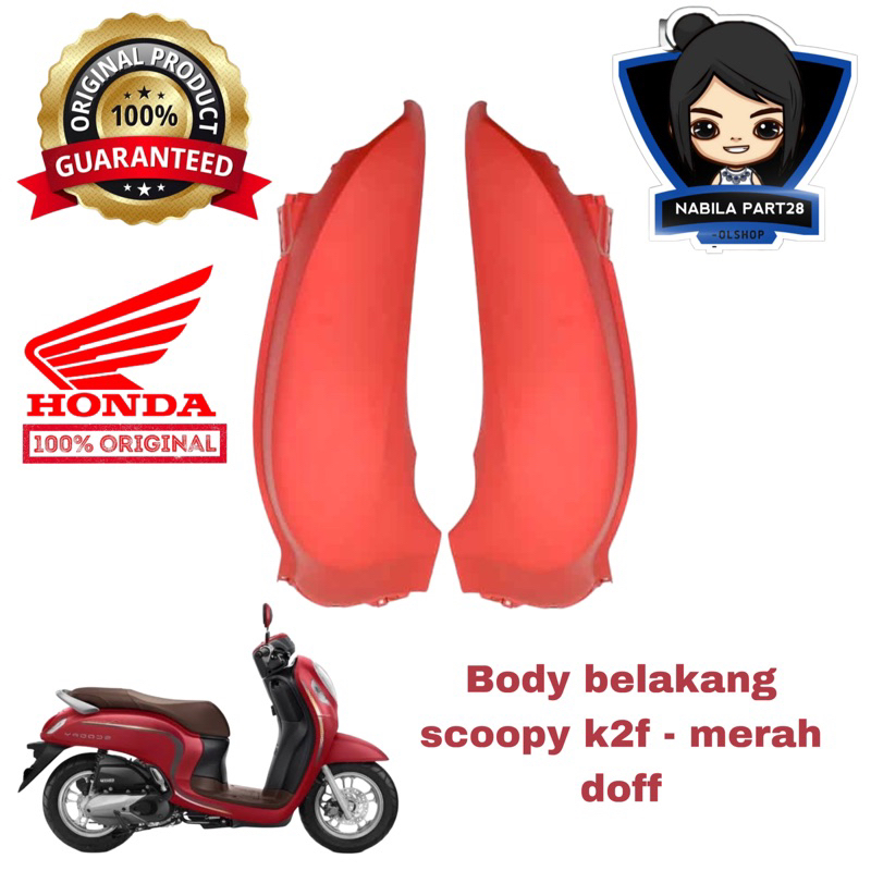 Jual Cover Body Bodi Belakang Samping Kiri Kanan Scoopy New Prestige