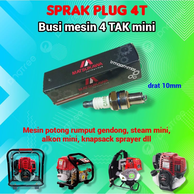 Jual Busi Potong Rumput Gendong Tak Cmr Cmr Sprak Plug Brush