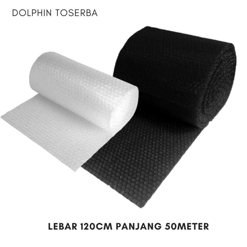 Jual Bubble Wrap Putih Dan Hitam Lebar Cm Panjang Meter Shopee