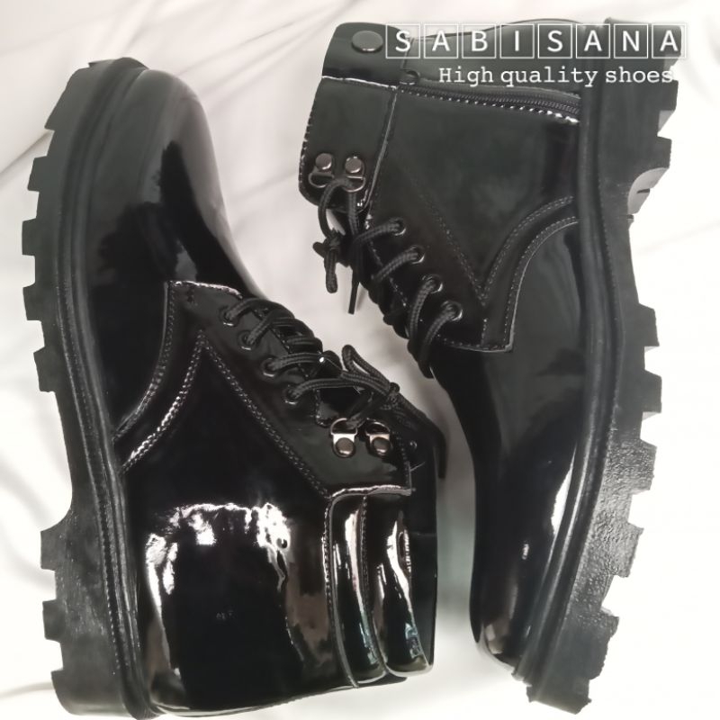 Jual Sepatu Pdh Pria Polri Tni Satpam Security Dinas Tali Resleting