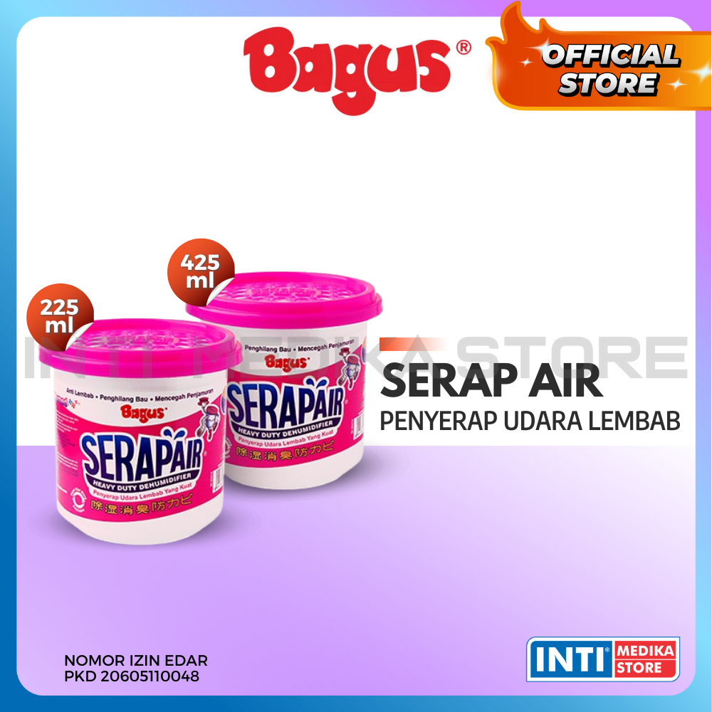 Jual BAGUS SERAP AIR Refillable Penyerap Udara Lembab Serapair