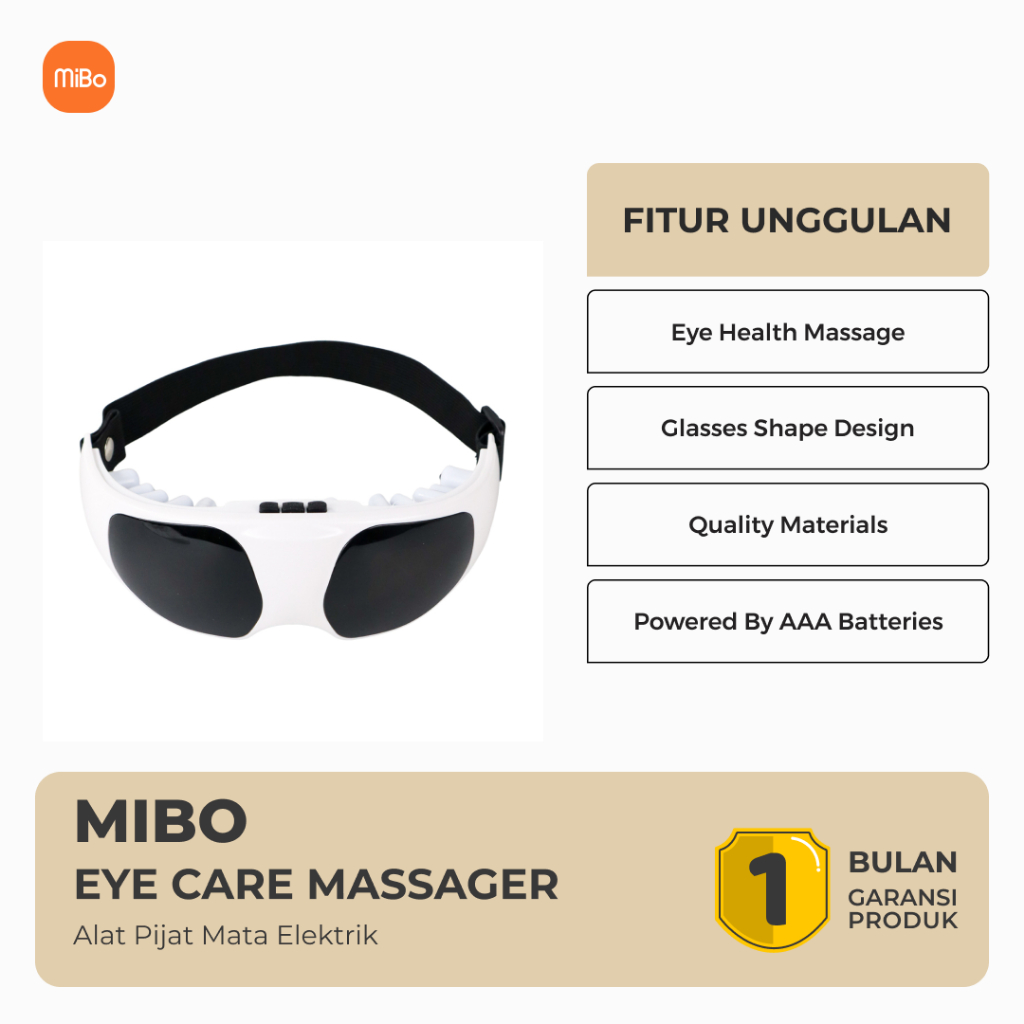 Jual Mibo Alat Pijat Mata Elektrik Eye Care Massager Shopee Indonesia