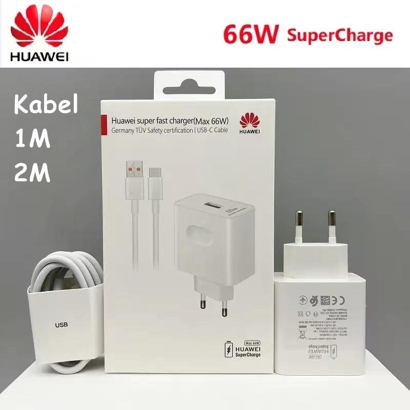 Jual Charger Huawei 66W Type C Super Charge Protocol Original Casan