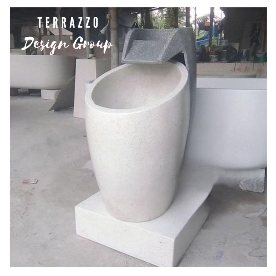 Jual Air Mancur Terrazzo Estetik Unik Dan Menarik Shopee Indonesia