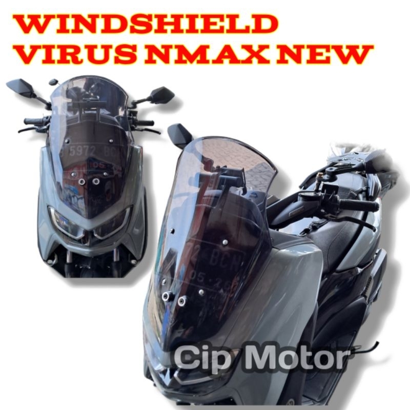 Jual Visor Windshield New Nmax 2020 2021 2022 V2 Virus Anti Pecah