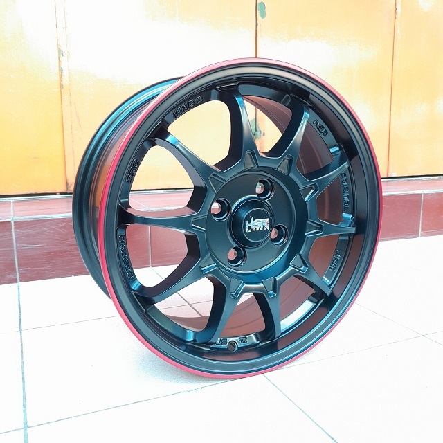 Jual VELG MOBIL MODEL JDM RACING R15 TIPE HIROSHIMA HSR PCD 4X100 4X114