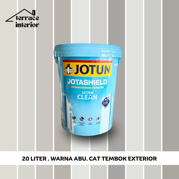 Jual Cat Tembok Jotashield Ultra Clean Jotun Warna Abu L Shopee