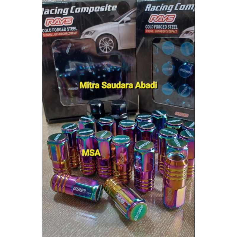 Jual Mur Roda Mobil Rays Racing Compos Cm Shopee Indonesia