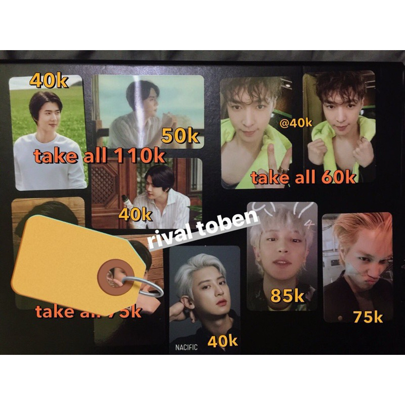 Jual Photocard Official Exo Dftf Bv Nacific Somebymi Shopee Indonesia