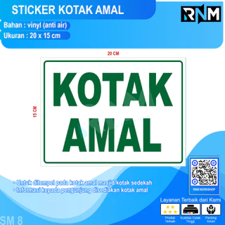 Jual Stiker Kotak Amal Harga Terbaik Termurah April 2024 Shopee