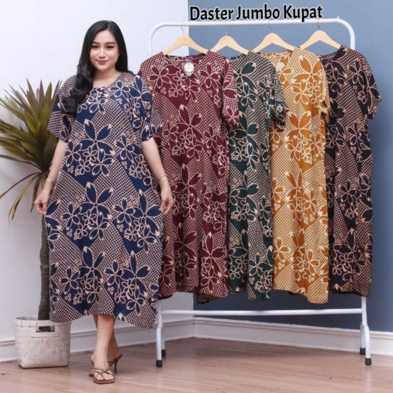 Jual DASTER RAYON JUMBO ARNETTA BUMIL BUSUI LENGAN PENDEK MURAH RAYON