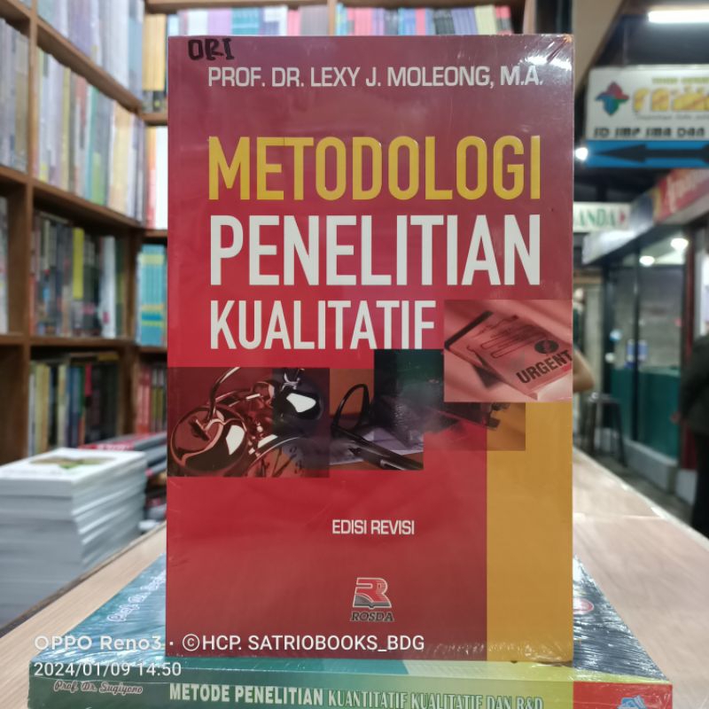 Jual Metodologi Penelitian Kualitatif Prof Dr Lexy J Moleong