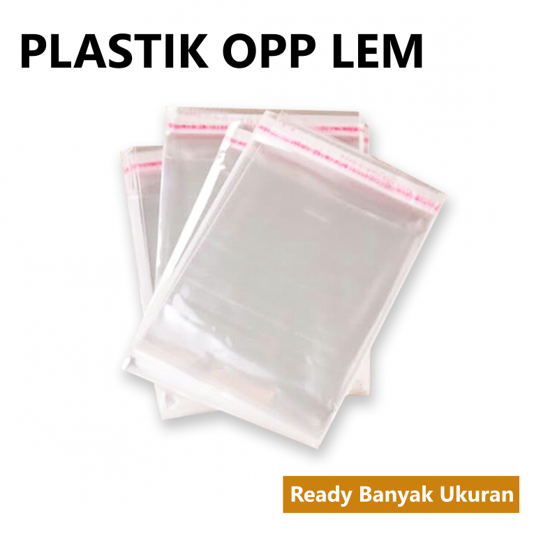 Jual AiGooTan PLASTIK OPP LEM 100 PCS Kemasan Undangan Bakery