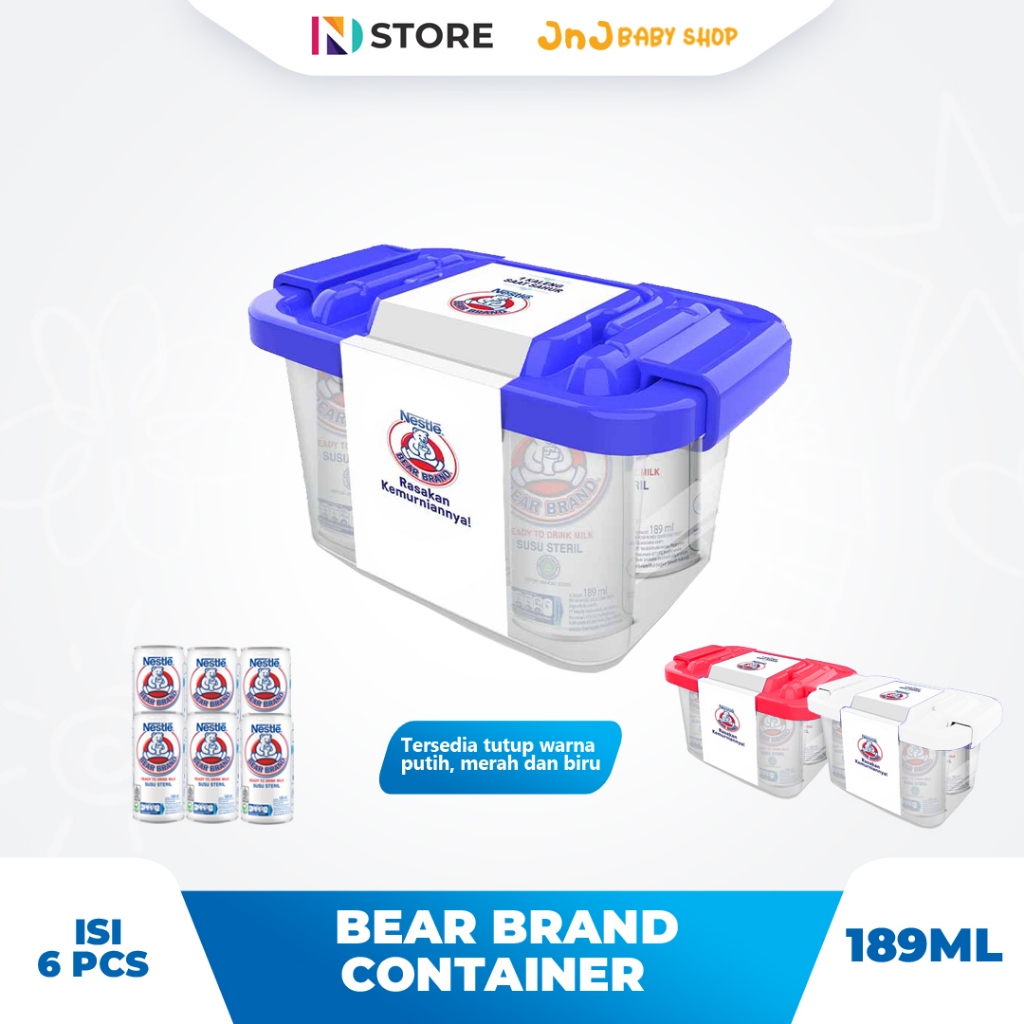 Jual Susu Bear Brand Susu Steril Kontainer Isi 6 Pcs Bonus Kontainer