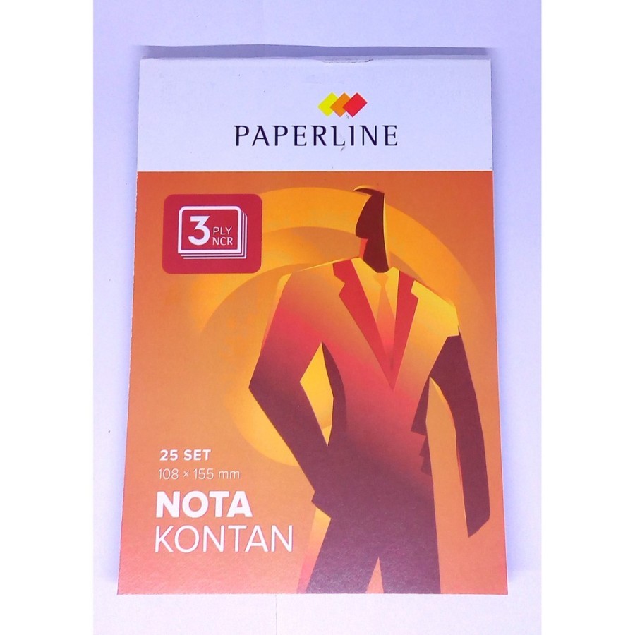 Jual Buku Nota Kontan Besar 3 Rangkap 3 Ply NCR Paperline 108 X 155mm