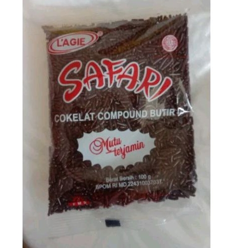 Jual Safari Cokelat Butir Gr Exp Coklat Meses Safari Shopee