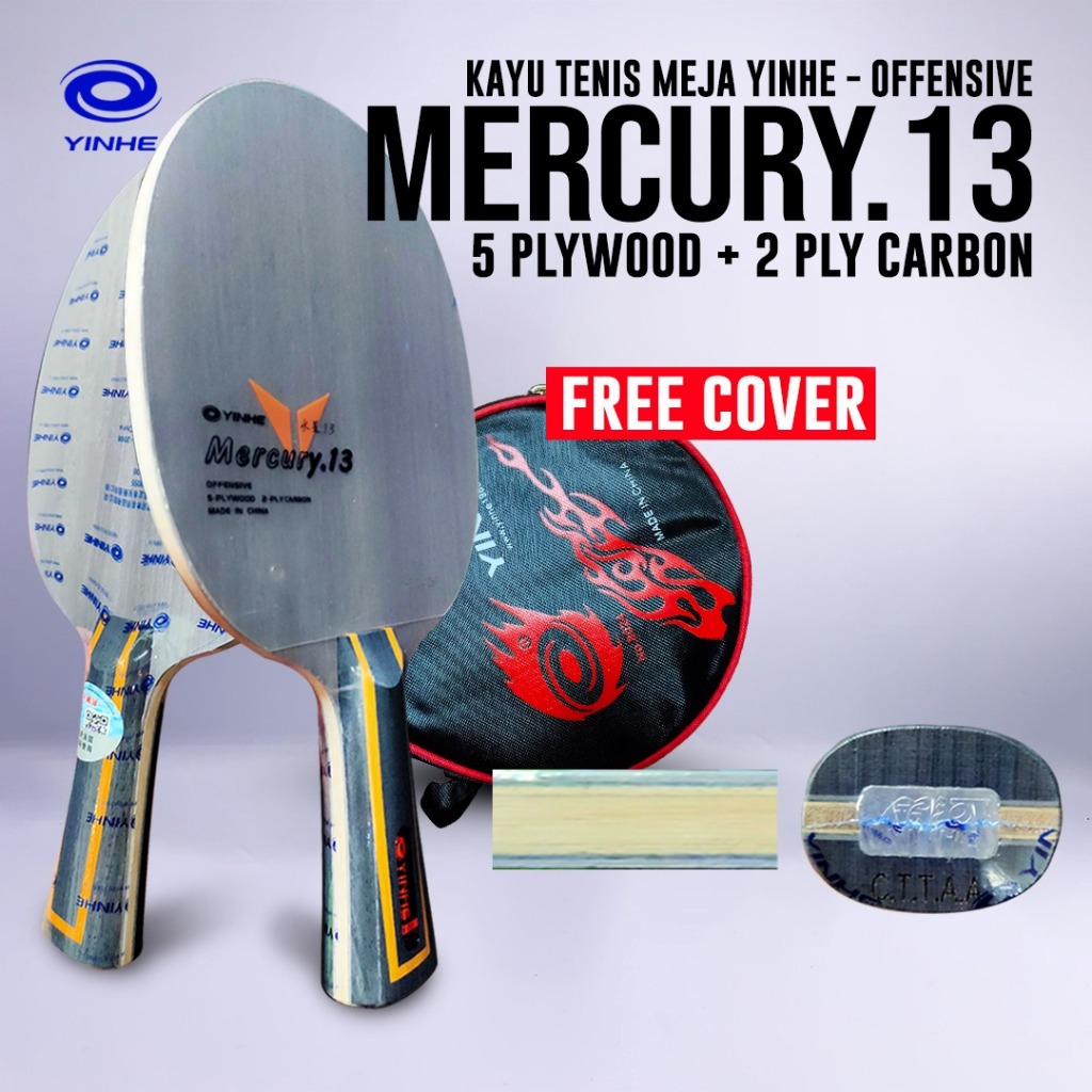 Jual Kayu Bat Tenis Meja Pingpong Yinhe Mercury Y Fiber Shopee