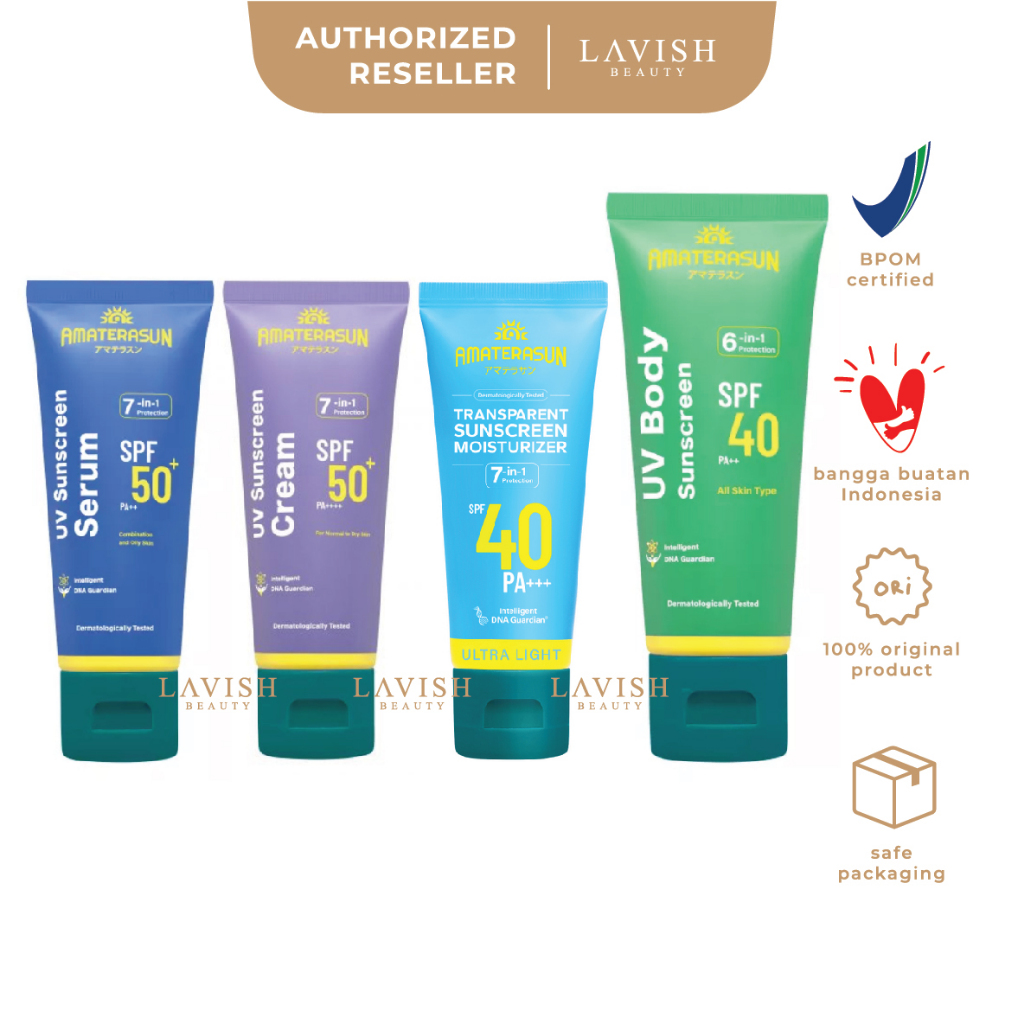 Jual Amaterasun Uv Sunscreen Serum Spf Pa Gr Sunsreen