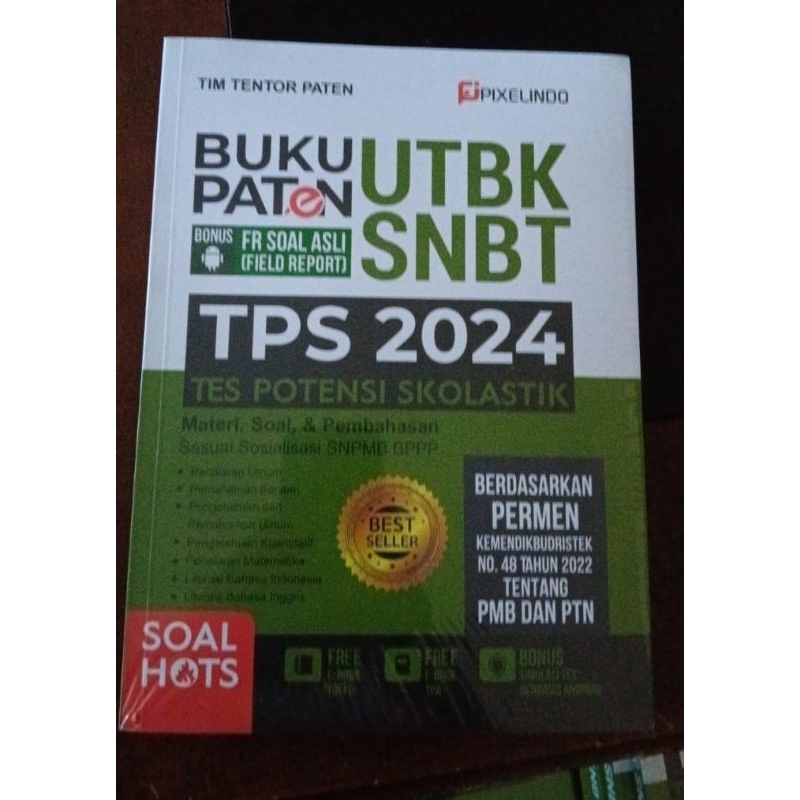 Jual Buku Paten Utbk Snbt Tps Tim Tentor Paten Shopee Indonesia