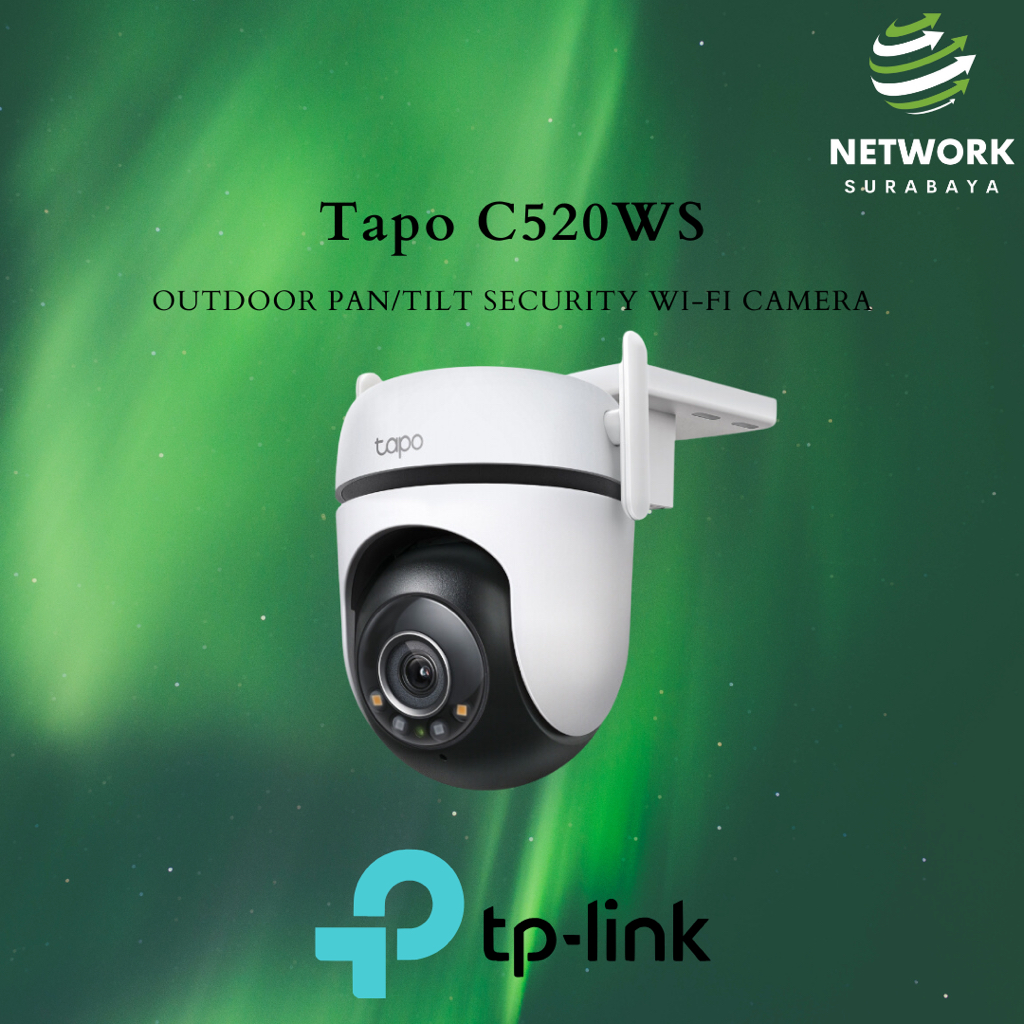 Jual TP Link Tapo C520WS 2K QHD CCTV Outdoor Pan Tilt Security Wi Fi