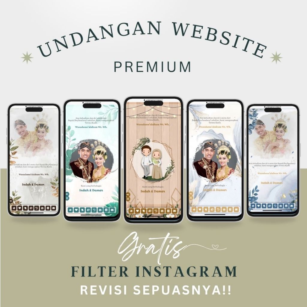 Jual Undangan Digital Undangan Website Undangan Pernikahan