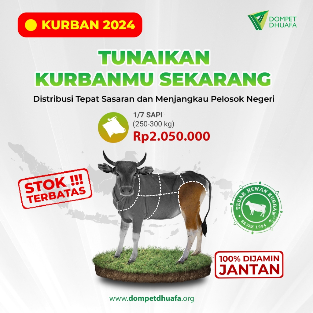 Jual Qurban 1 7 Sapi Dompet Dhuafa Shopee Indonesia