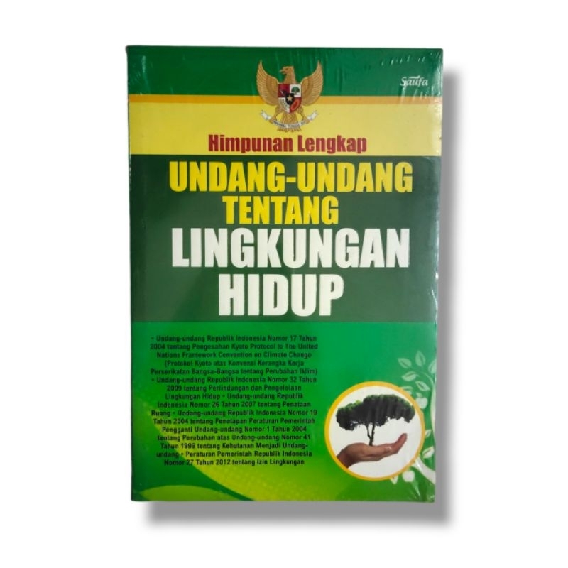 Jual Himpunan Lengkap Undang Undang Tentang Lingkungan Hidup Shopee