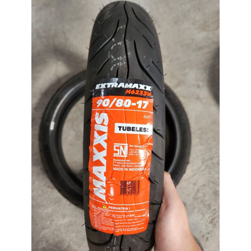 Jual Ban Motor MAXXIS Extramaxx 90 80 Ring 17 90 80 17 Tubeless