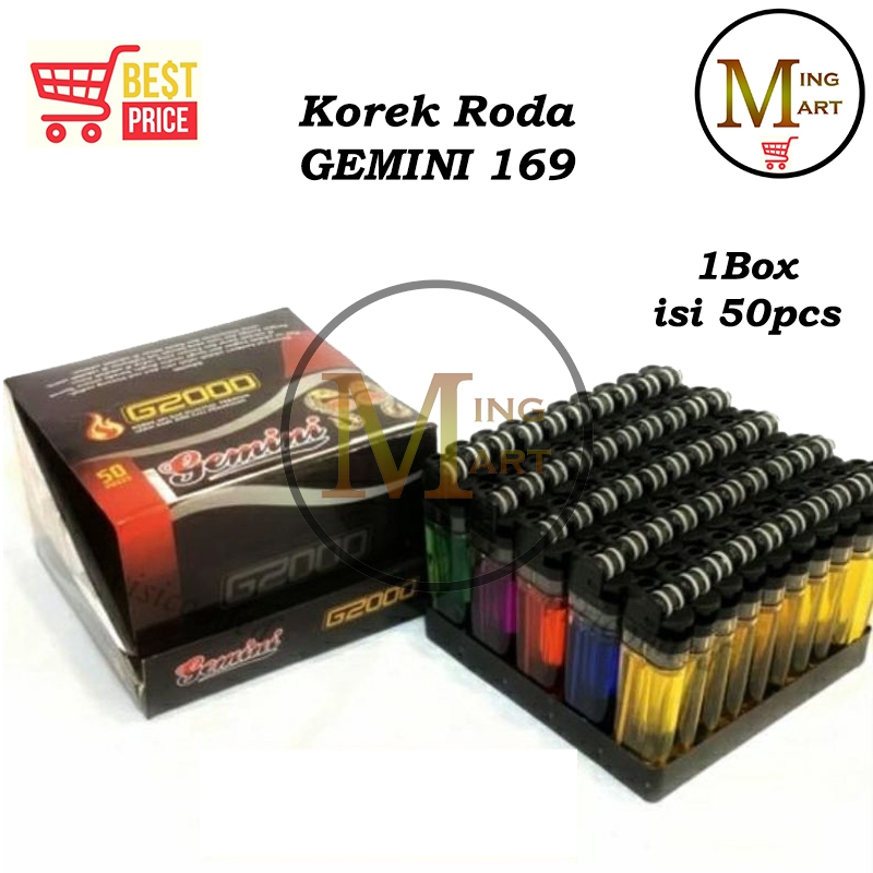 Jual Korek Roda Gemini Kotak Isi Pcs Shopee Indonesia