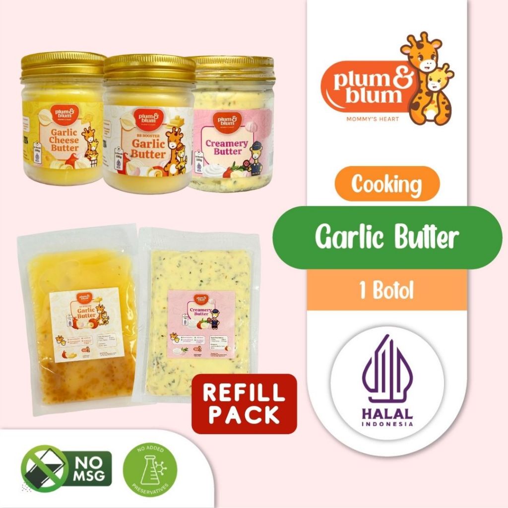 Jual Plum Blum Garlic Butter Mpasi BB Booster Bumbu Masak 100 Gram