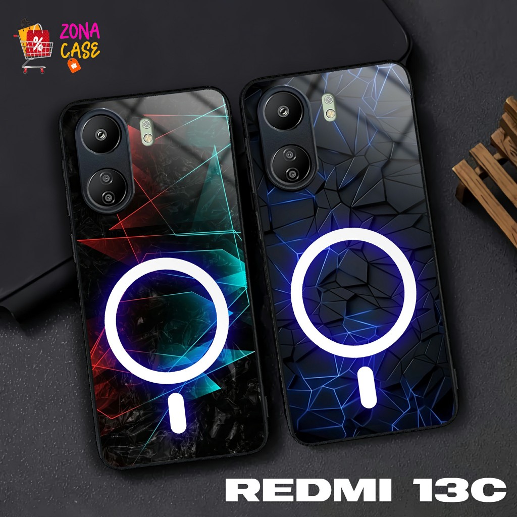 Jual Softcase Glass Kaca Redmi 13C E741 Case HP Redmi 13C Casing